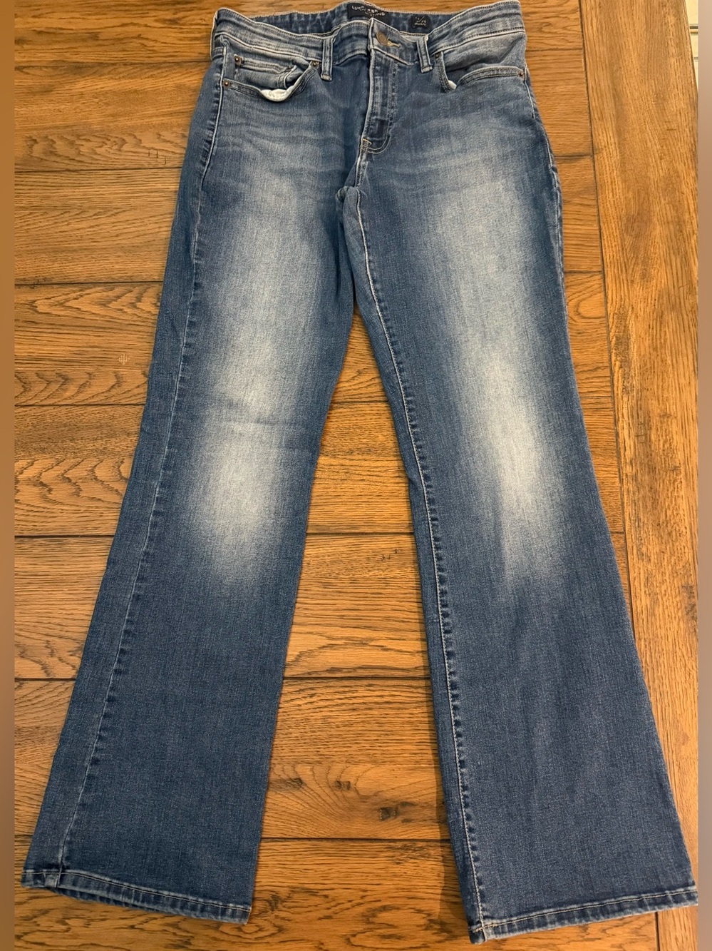 Lucky Brand Womenβs Sweet Bootcut Faded Jeans Size 10/30
